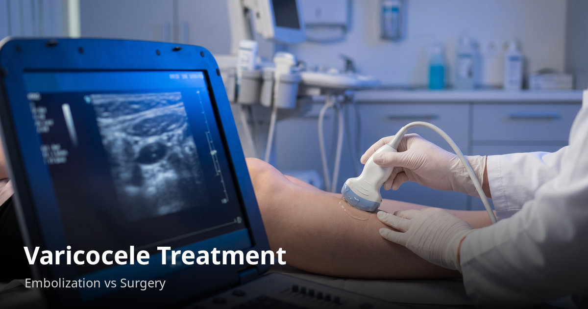 Read more about the article Varicocele Treatment in Israel — Embolization vs Surgery